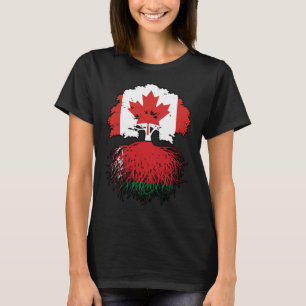 T-shirt Biélorussie Canada Biélorusse Drapeau des racines 