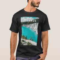 Biélorussie Illustration Voyage Art Vintage