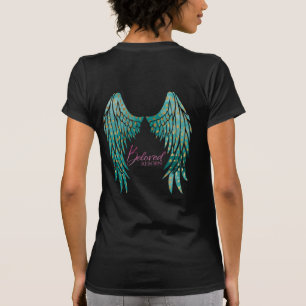 T-shirt Bien-aimée Psaume renaître 91:11 Écriture Ange Bib