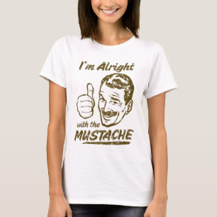 T-shirt Bien avec la chemise de moustache