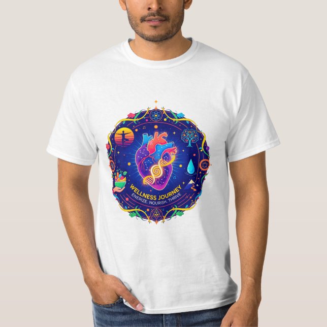 T-shirt Bien-être et harmonie intérieure Nature Graphisme  (Devant)
