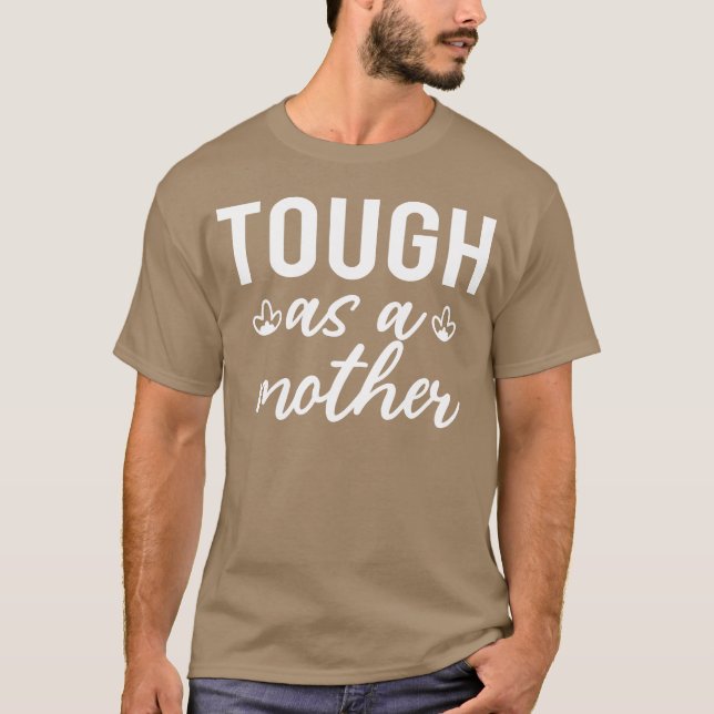 T-shirt Bien Qu'En Tant Que Mère Drôle Maman garçon (Devant)