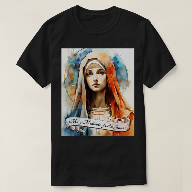 T-shirt Bienheureuse mère (Design devant)