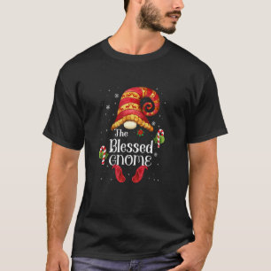 T-shirt Bienheureux Gnome Matching Famille Noël Gnome Pjs