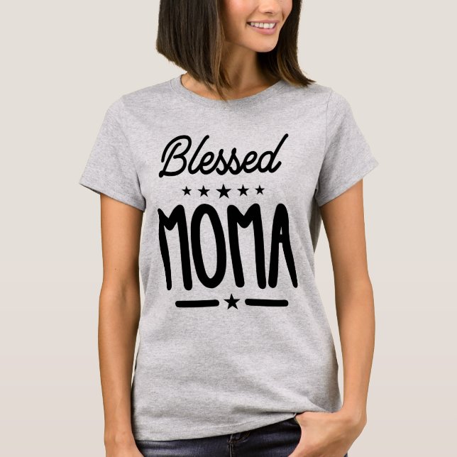 T-shirt Bienheureux Moma - Fête des Mères Grand-mère Cadea (Devant)