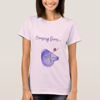 T-shirt Bientôt - Annonce bébé