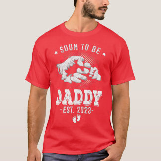 T-shirt Bientôt Be Daddy Est 2023 Grossesse Faire-part