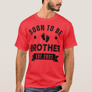 T-shirt Bientôt Être Frère 2023 Nouveau Big Brother Premiè