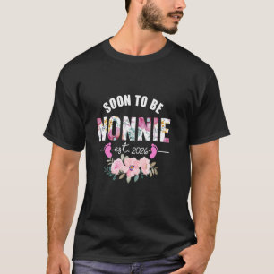 T-shirt Bientôt être Grandma Est 2026 Cadeaux Nouveau Nonn