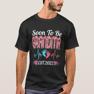 T-shirt Bientôt Être La Révélation De Genre De Grand-Mère
