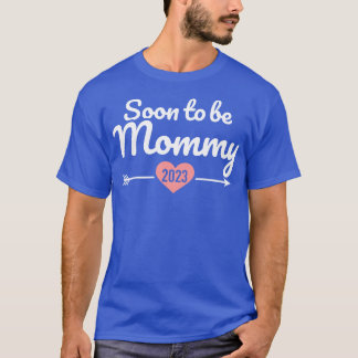 T-shirt Bientôt être maman 2023 pour la faire-part de gros