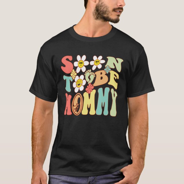T-shirt Bientôt Être Maman Mère Super (Devant)