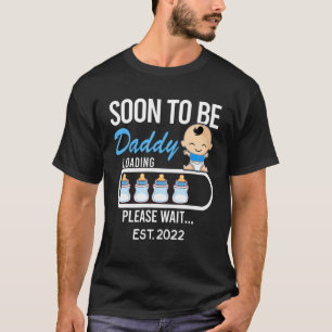 T-shirt Bientôt Être Papa 2022, Promu À Papa EST 2022