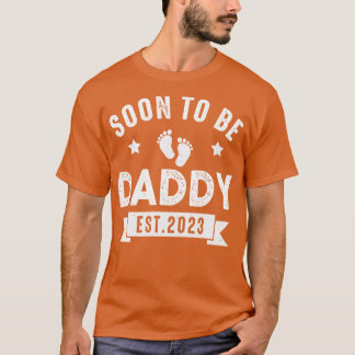 T-shirt Bientôt Être Papa 2023 Fête des pères Première Foi