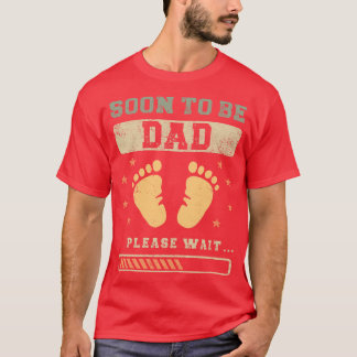 T-shirt Bientôt Être Papa Grossesse Faire-part Attendu Af
