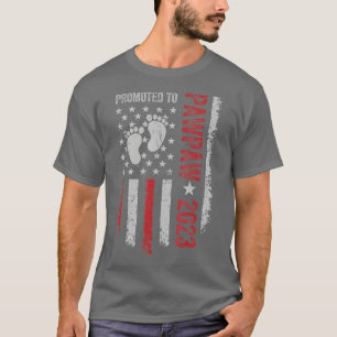 T-shirt Bientôt être Pawpaw Nouveau père promu à papa 2023