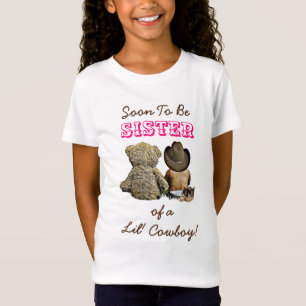 T-Shirt Bientôt être soeur, Faire-part de grossesse