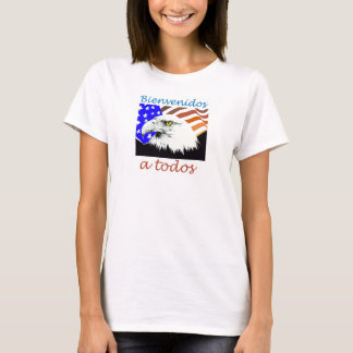 T-shirt Bienvenidos a todos (Tout le monde est le bienvenu
