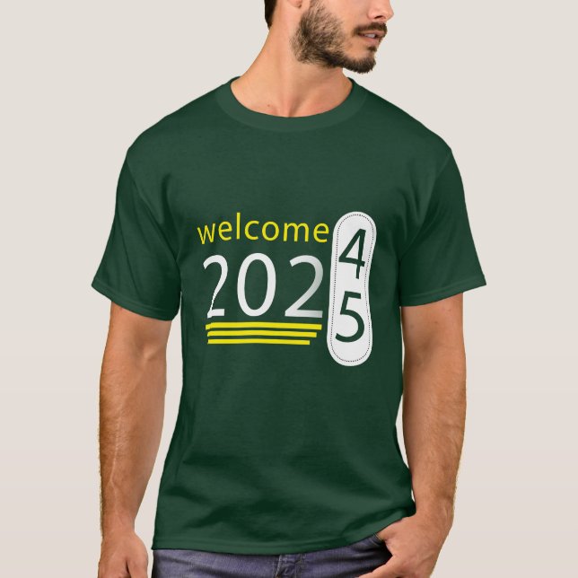 T-shirt Bienvenue 2025 (Devant)
