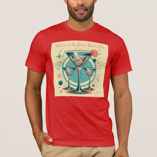 T-shirt Bienvenue À Atomic Martini Club Triple Play (Devant)
