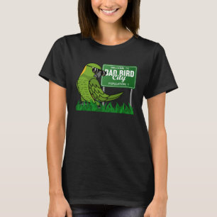 T-shirt Bienvenue à Bad Bird City I Yellow napé Amazon