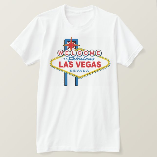 T-shirt Bienvenue à Fabulous Las Vegas (Design devant)
