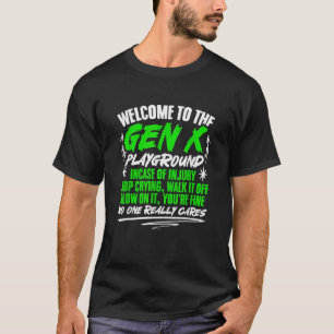 T-shirt Bienvenue À Gen X Humour Generation X Funny Gen X