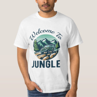 T-SHIRT BIENVENUE À JUNGLE