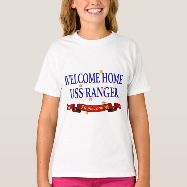 T-shirt Bienvenue à la maison USS Ranger (Devant)