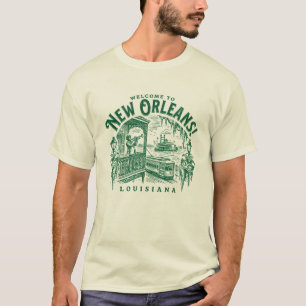 T-shirt Bienvenue à La Nouvelle-Orléans, Louisiane