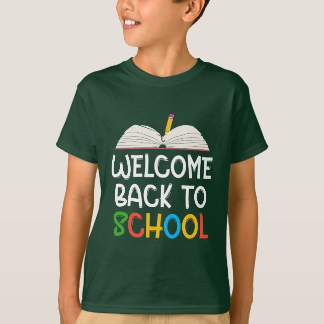 T-SHIRT BIENVENUE À L'ÉCOLE (Devant)