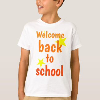 T-shirt bienvenue à l'école