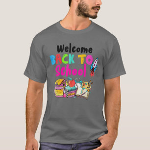 T-shirt Bienvenue À L'École Joyeux Premier Jour De L'École