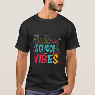 T-shirt Bienvenue À L'École Vibes Heureux Premier Jour De