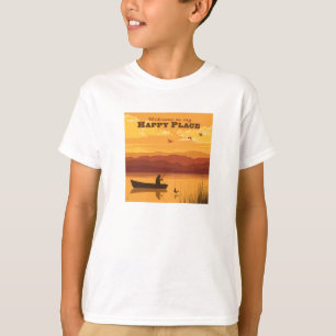 T-shirt Bienvenue À Mon Happy Place