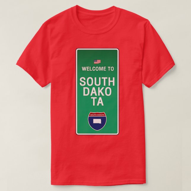 T-shirt Bienvenue à SOUTHCAROLINA (Design devant)