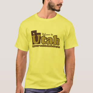T-shirt Bienvenue à Utah Parody humoristique "mr drôle"