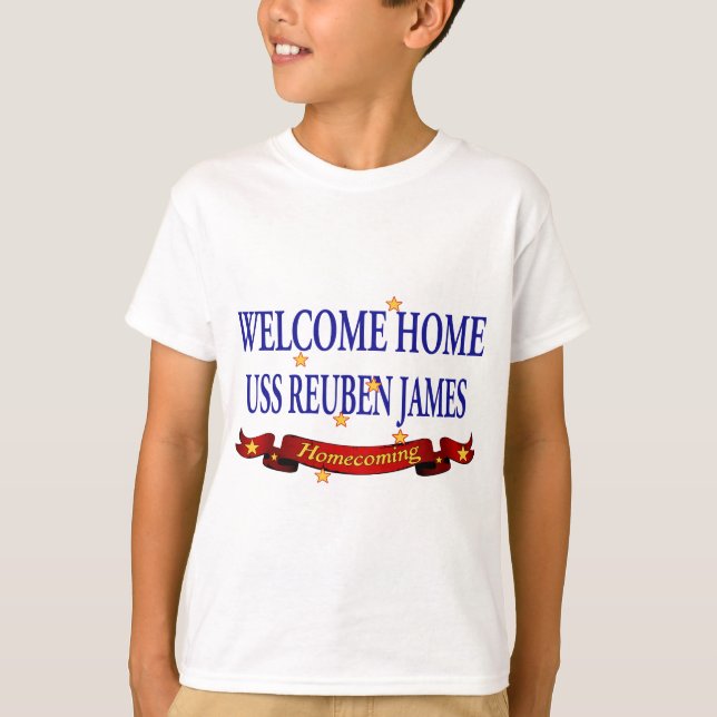 T-shirt Bienvenue Accueil USS Reuben James (Devant)