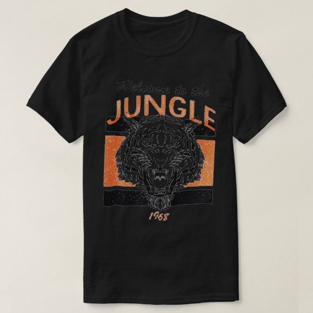 T-shirt Bienvenue au Bengale de la Jungle (Design devant)