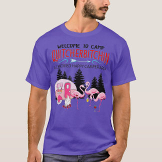 T-shirt Bienvenue au Camp Quitcherbitchin Quittez votre bi