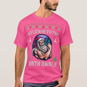 T-shirt Bienvenue au Noir Noir Noir Noel Gym