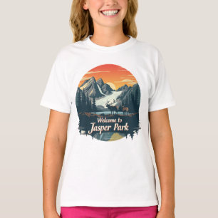 T-shirt Bienvenue au parc national du Canada Jasper