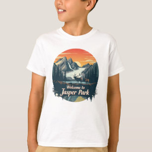 T-shirt Bienvenue au parc national du Canada Jasper