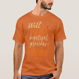 T-shirt Bienvenue Bel Automne Avec Petit Oiseau Automne G