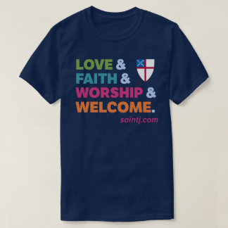 T-shirt Bienvenue colorée unisexe St. James