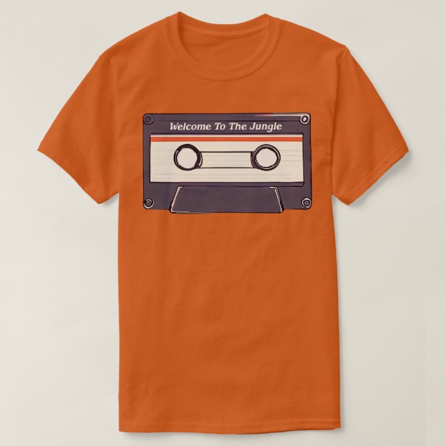 T-shirt Bienvenue Dans La Jungle (Design devant)