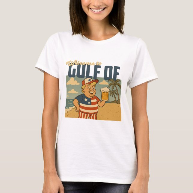 T-shirt bienvenue dans le golfe d'amérique (Devant)