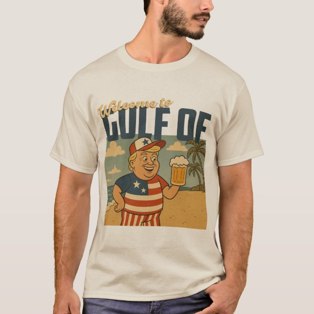 T-shirt bienvenue dans le golfe d'amérique (Devant)