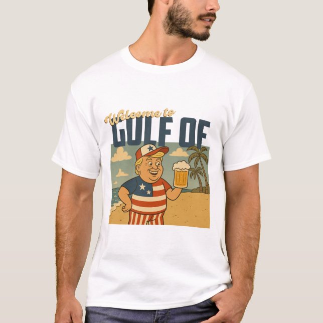 T-shirt bienvenue dans le golfe d'amérique (Devant)
