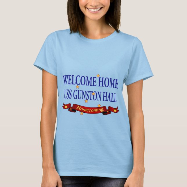 T-shirt Bienvenue Maison USS Gunston Hall (Devant)